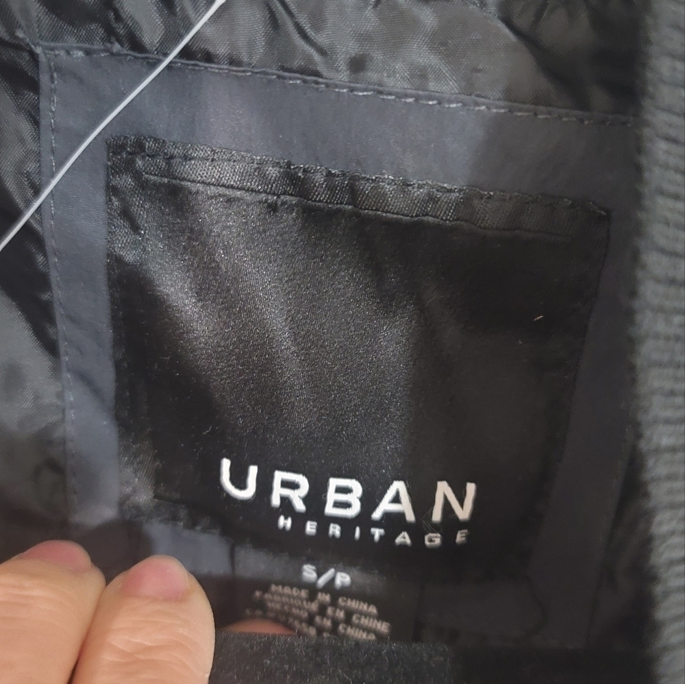 Urban Heritage black bomber jacket - Picture 6 of 14